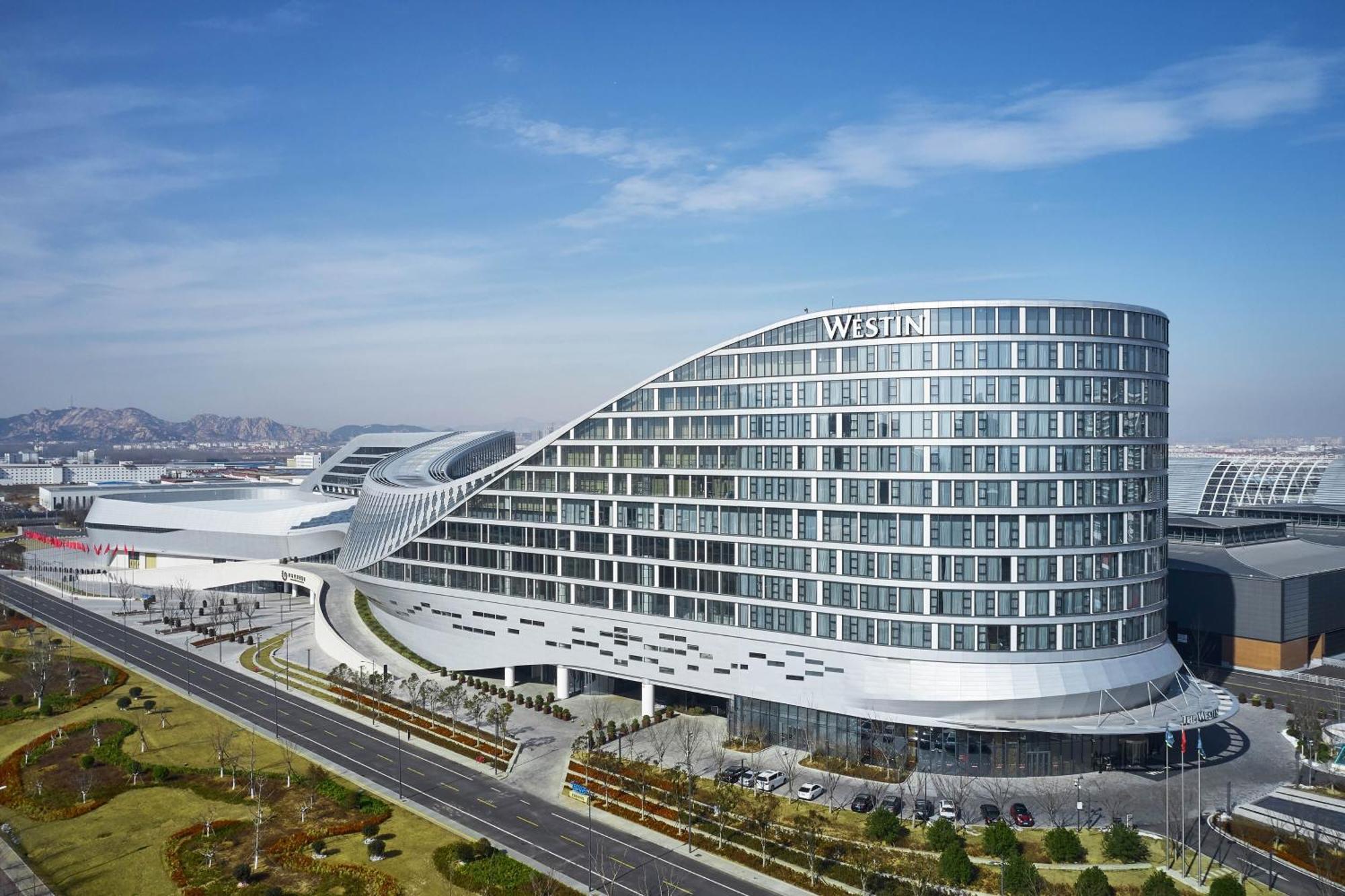 Hotel The Westin Qingdao West Coast Exterior foto